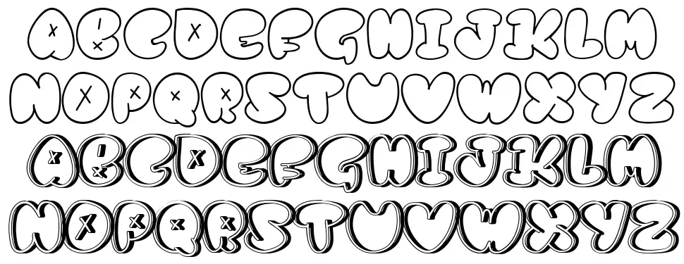 Kortzfont specimens