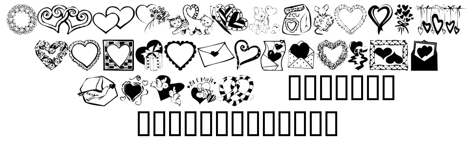 KR Kat's Got A New Valentinefont specimens