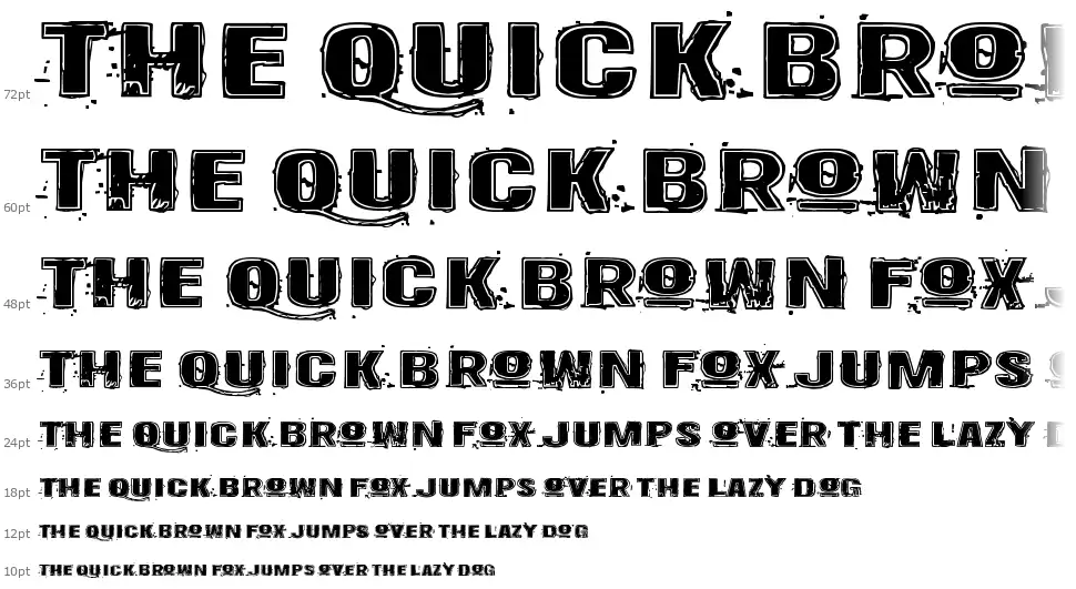 Krakle!font waterfall