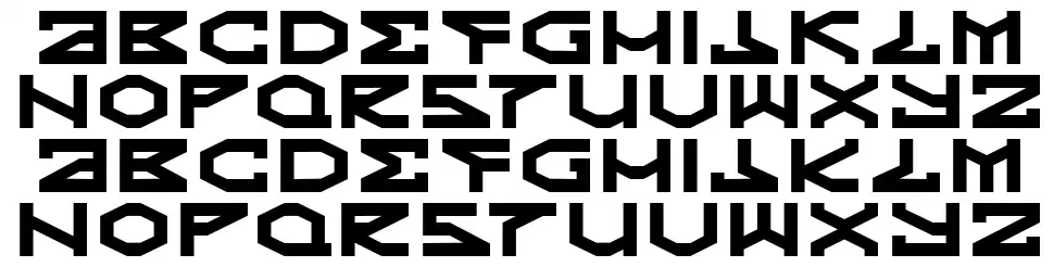 Krypticfont specimens