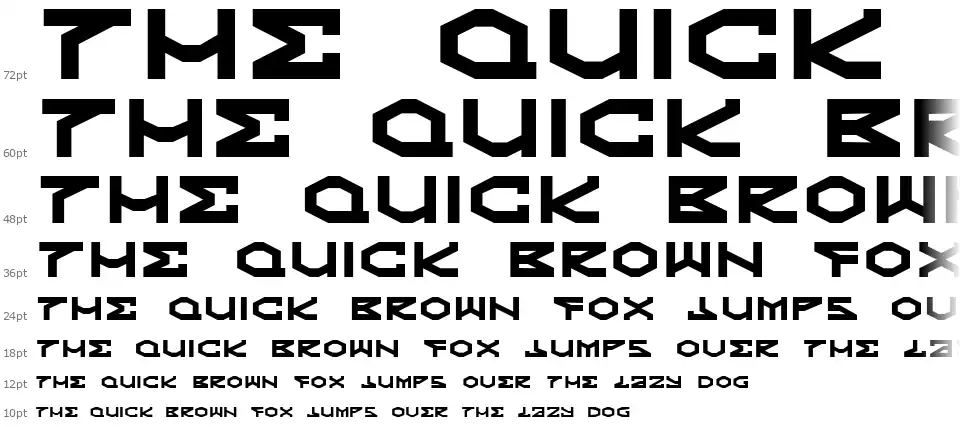 Krypticfont waterfall