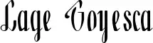 Lage Goyesca