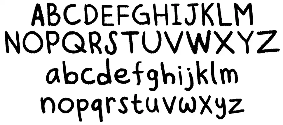 Last to sleepfont specimens