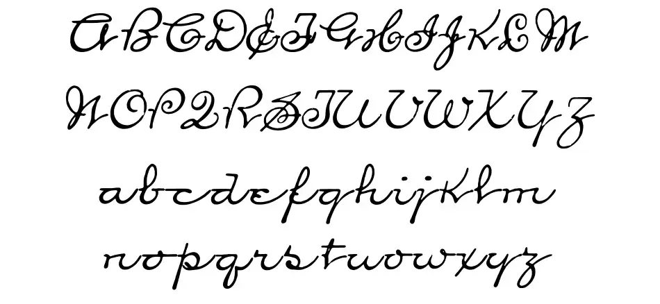 Law Handfont specimens