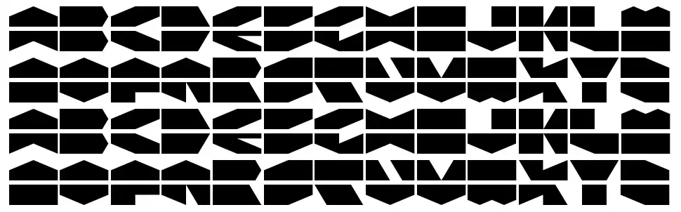 LDR Hexatronfont specimens