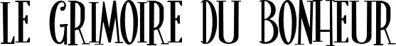 Le Grimoire du Bonheur