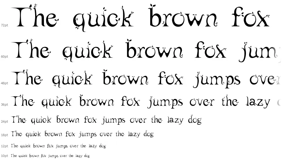 Leaf 1font waterfall