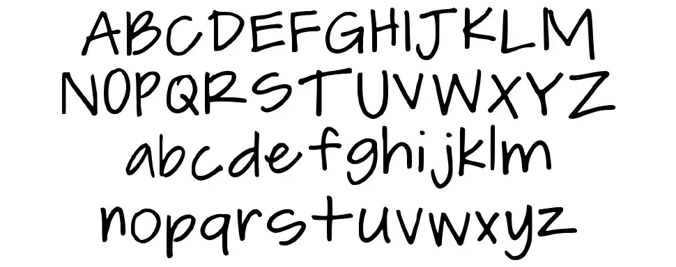 Leah Writesfont specimens