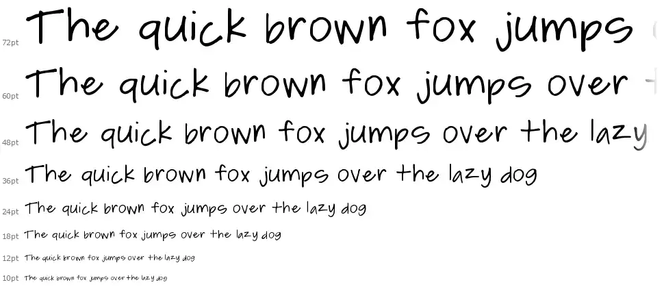 Leah Writesfont waterfall