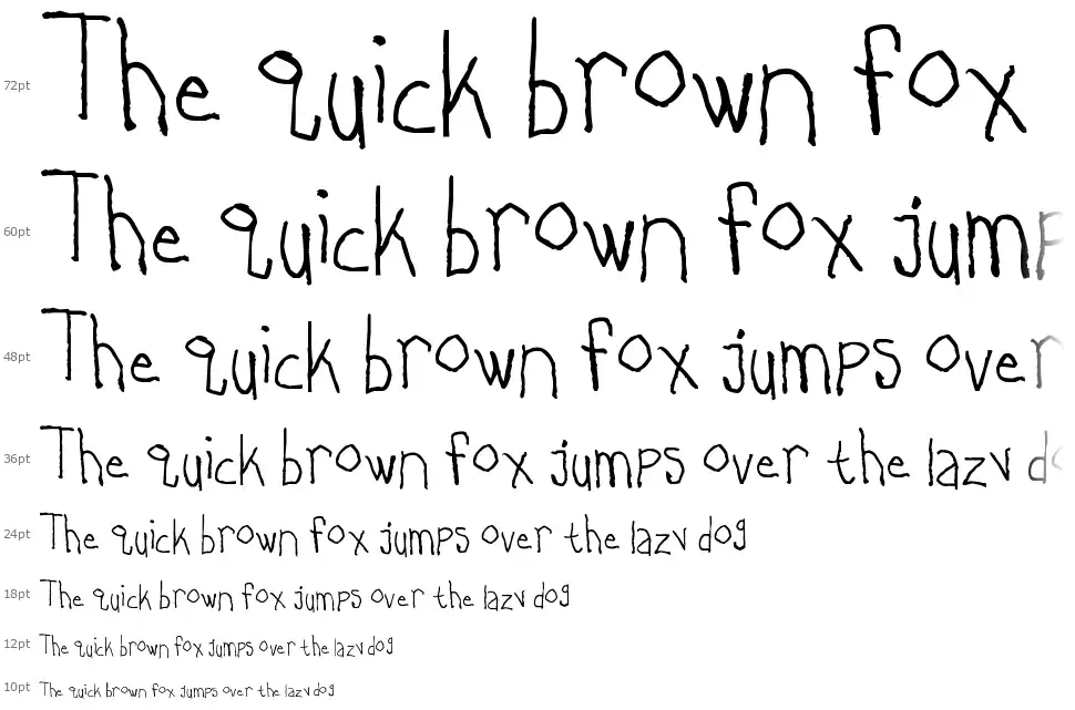 Lefty Does Righty Charcoalfont waterfall