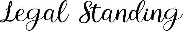 Legal Standing