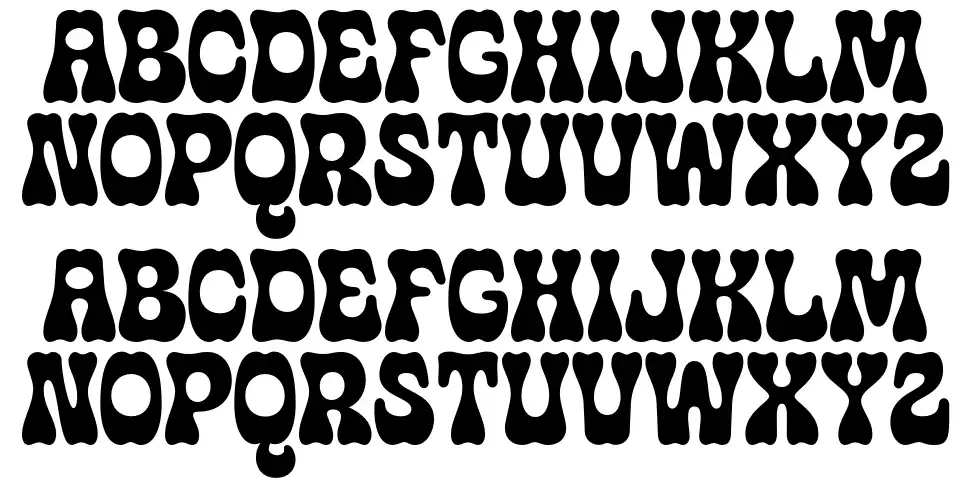 Lemon Squishfont specimens