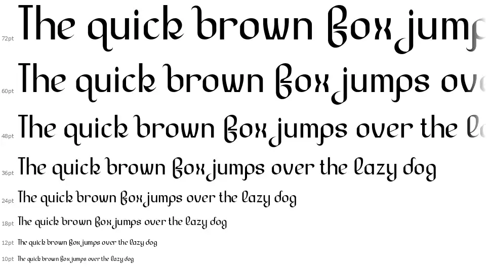 LesserConcern-Regularfont waterfall