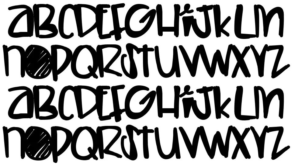 Lets Have A Kikifont specimens