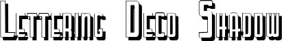 Lettering Deco Shadow