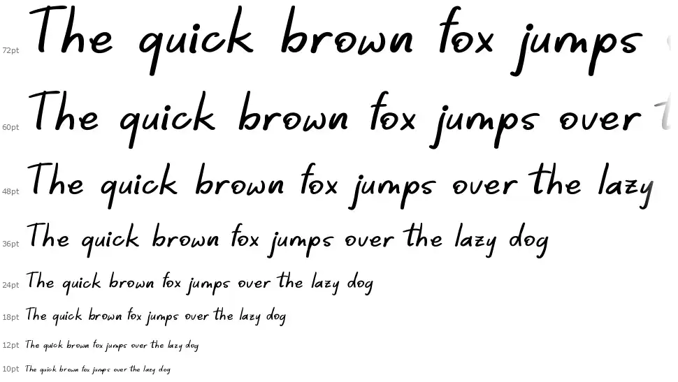 Liberationfont waterfall