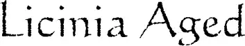 Licinia Aged