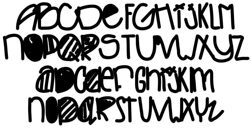 Lifes Too Fastfont specimens