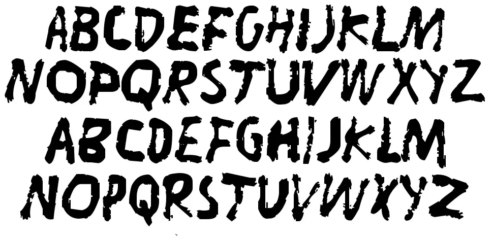 Liitufont specimens