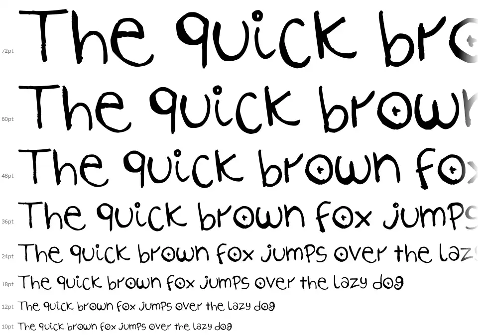 Lilith Scriptfont waterfall