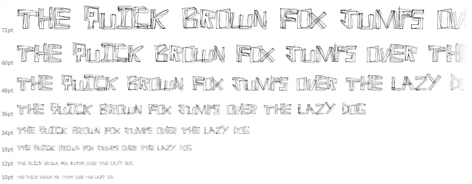 Line Feverfont waterfall