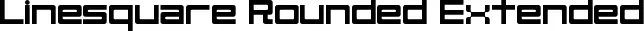 Linesquare Rounded Extended