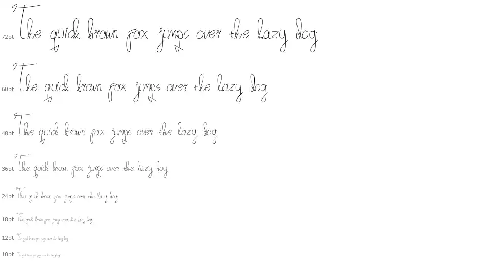 Live Scriptfont waterfall