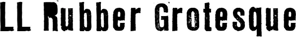 LL Rubber Grotesque