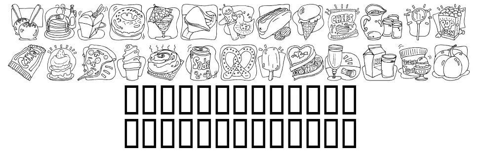 LMS Junk Food Junkyfont specimens