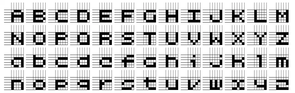Logic Twenty-fivefont specimens