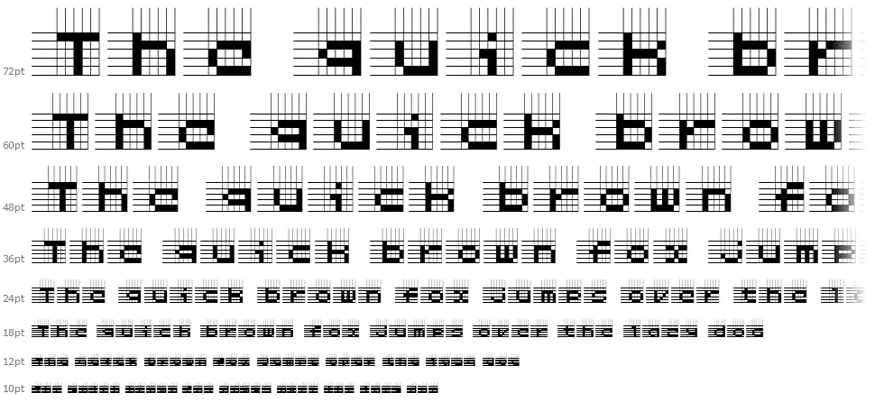 Logic Twenty-fivefont waterfall