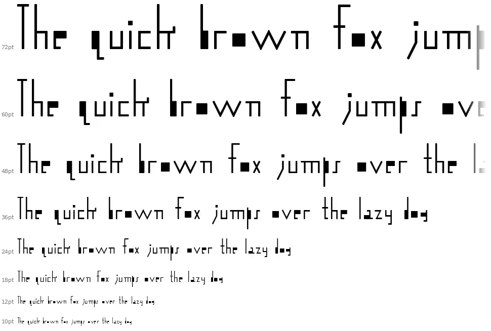 Logotixfont waterfall