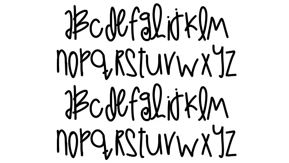 Love At First Sightfont specimens
