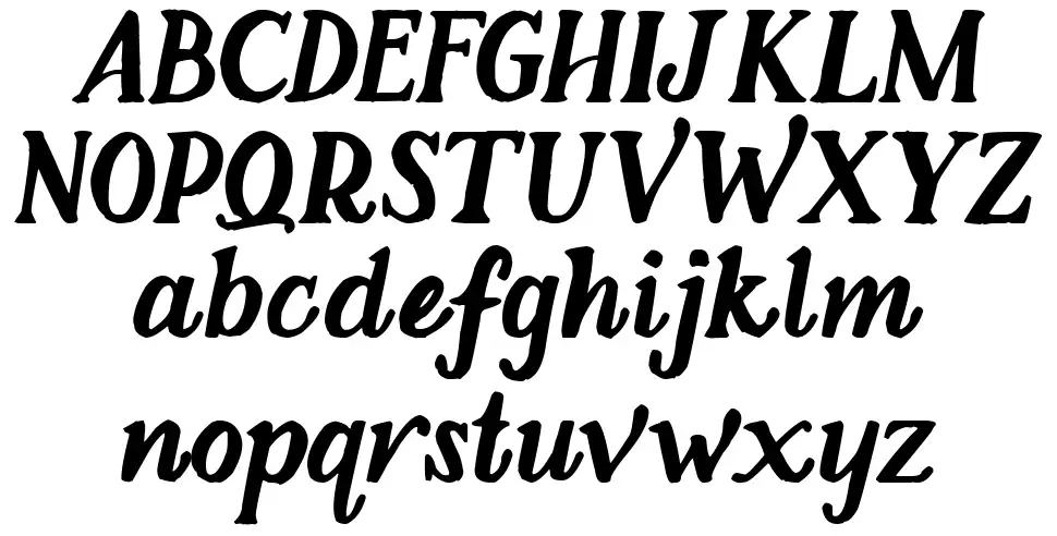 Love Oliviafont specimens