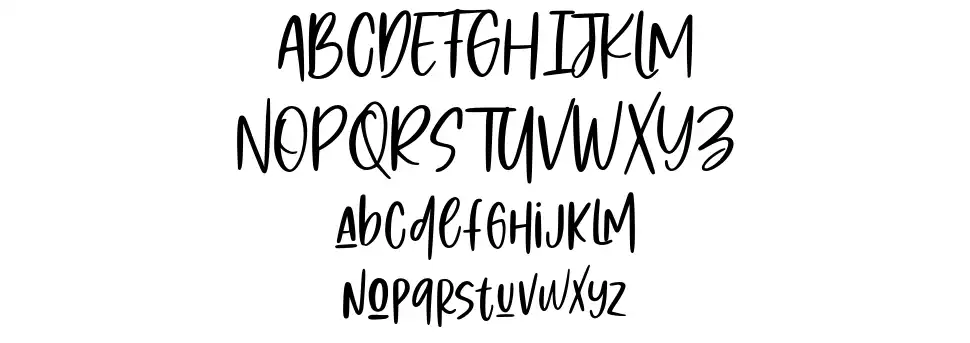Love Summerfont specimens