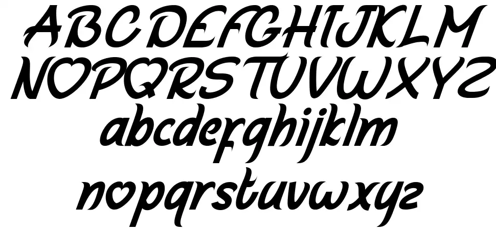 Lovely Rabbitfont specimens