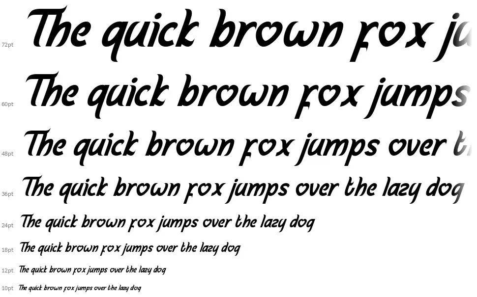 Lovely Rabbitfont waterfall