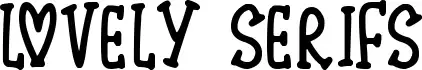 Lovely Serifs