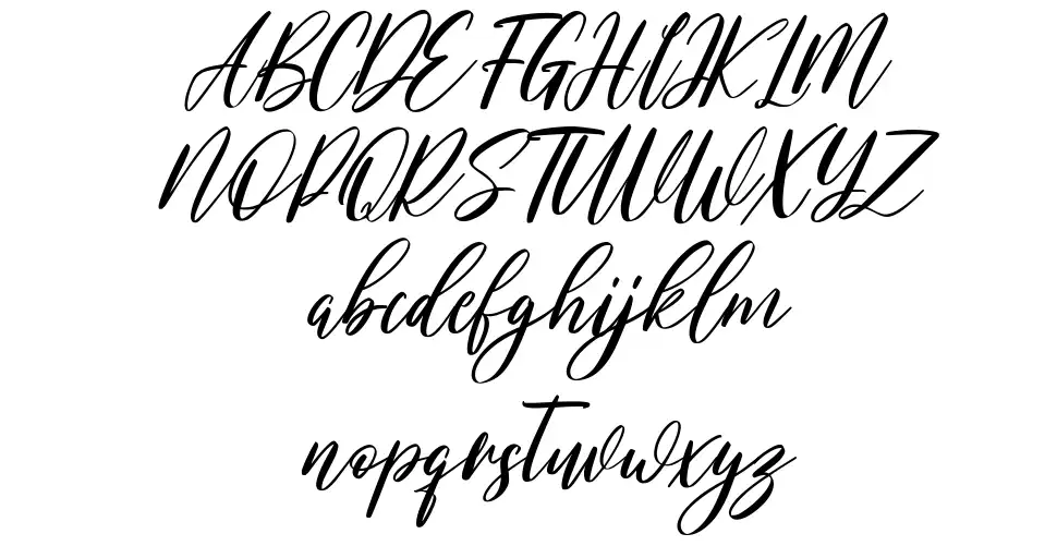 Lovesmillyfont specimens