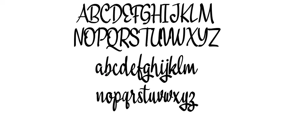 Lovestreetfont specimens