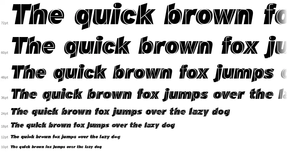 M.F. Plexusfont waterfall