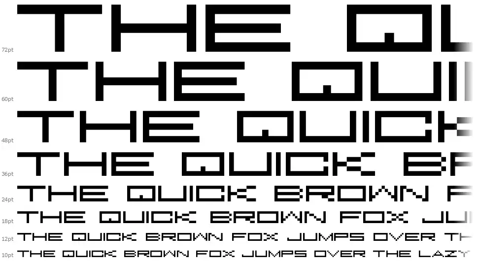 M37 Feel The Bitfont waterfall