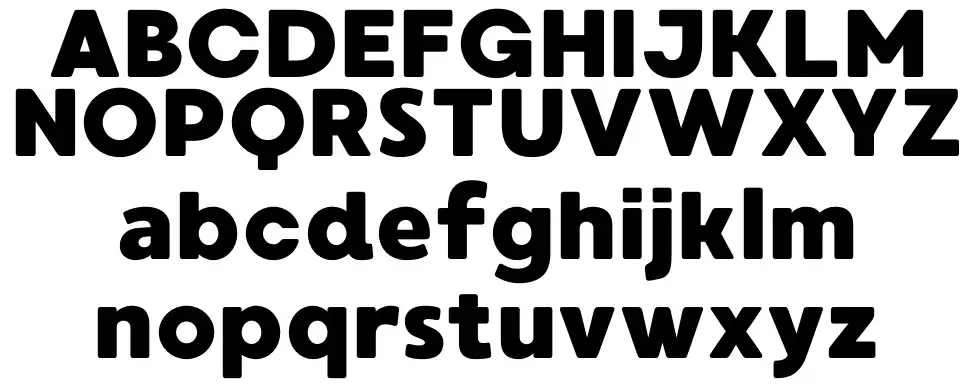 Made Waffle Softfont specimens