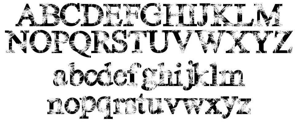 Magic Crystalfont specimens