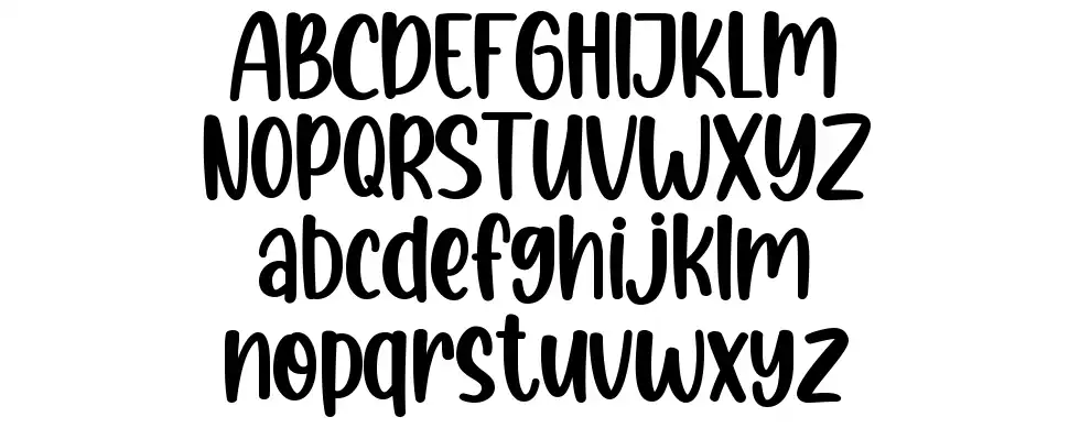 Magic Snowyfont specimens