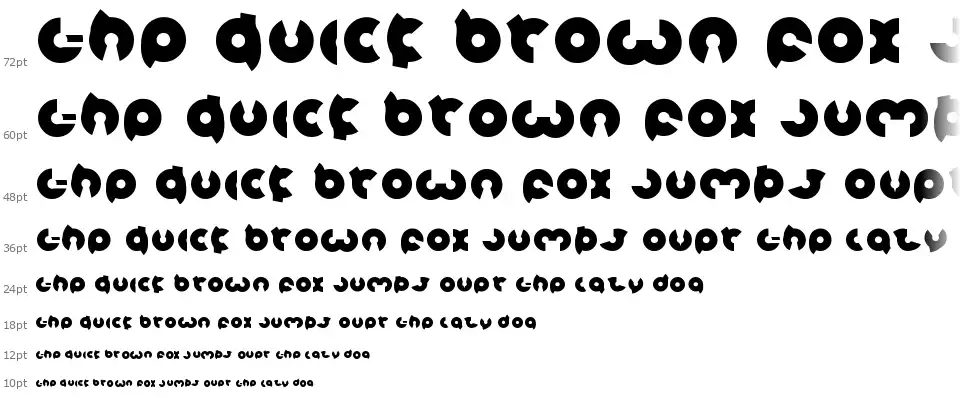 Magnetfont waterfall
