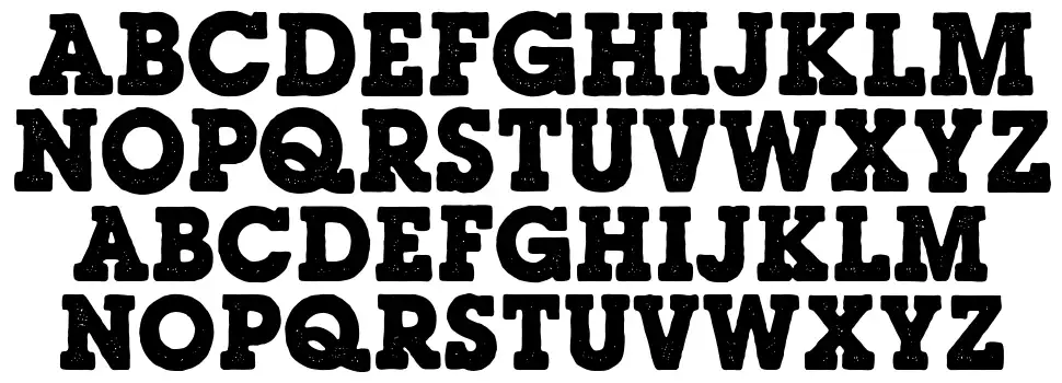 Majestic Schnozzfont specimens