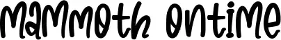 Mammoth Ontime