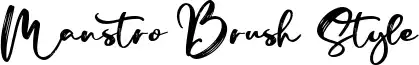 Manstro Brush Style