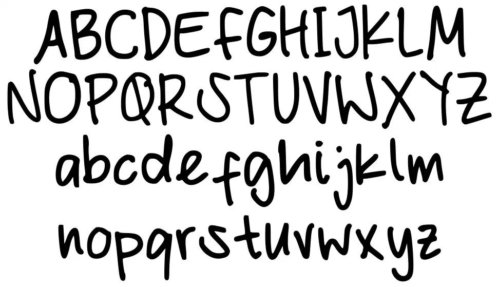 Mares Handwritingfont specimens